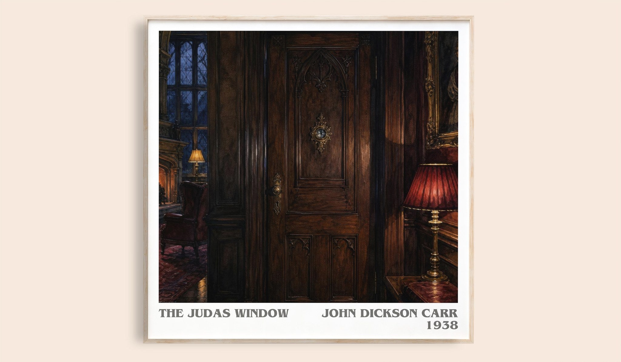The Judas Window Literary Art Print by John Dickson Carr
