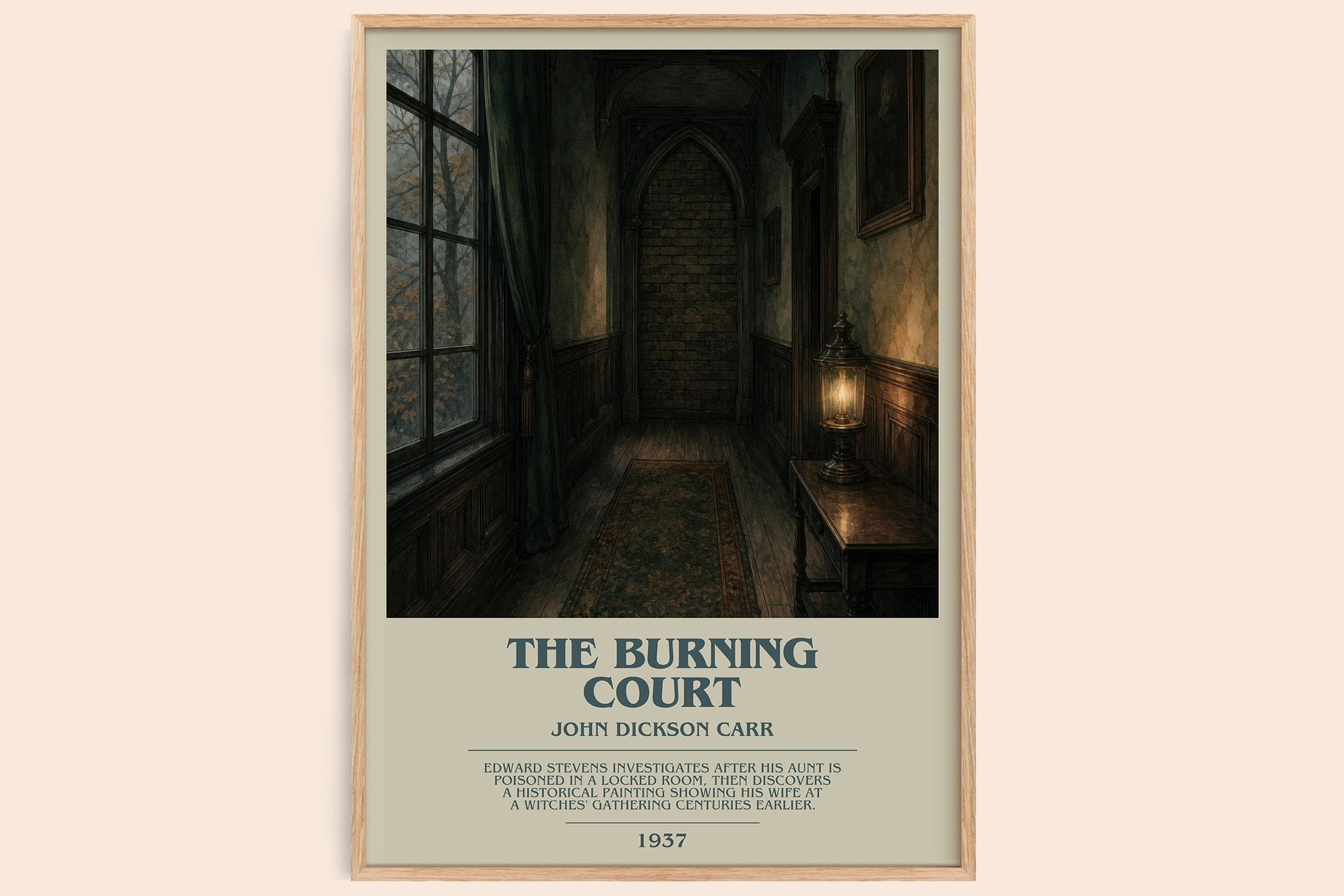 The Burning Court Bookish Wall Art by John Dickson Carr
