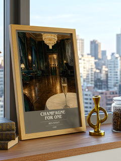 Champagne for One Book Cover Poster by Rex Stout – image 3