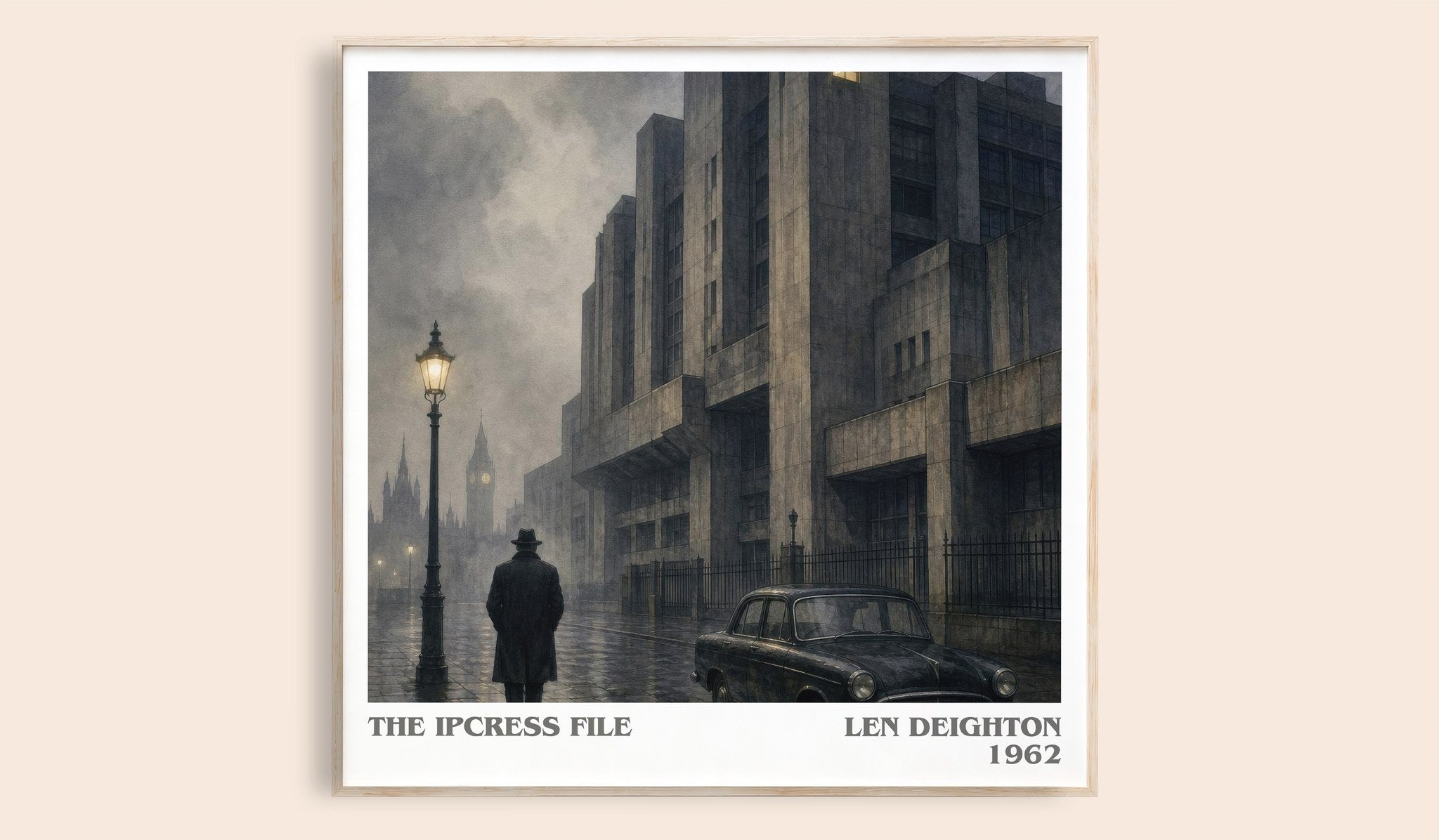 The Ipcress File Literary Art Print by Len Deighton