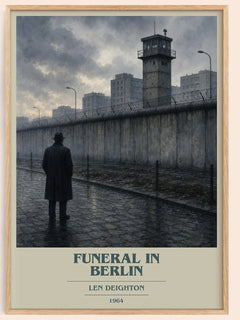 Funeral in Berlin Book Cover Poster by Len Deighton – image 1