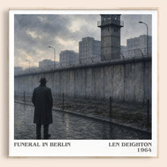 Funeral in Berlin Literary Art Print by Len Deighton – image 1