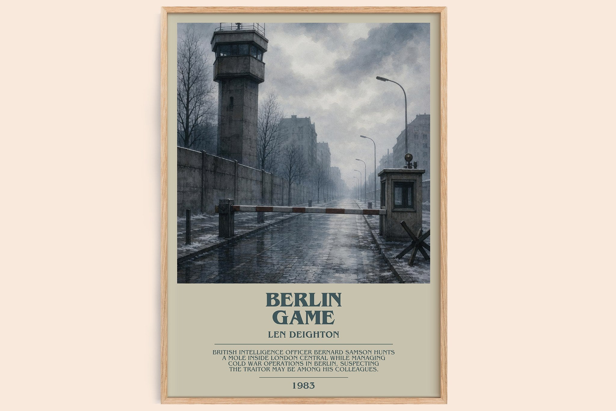 Berlin Game Bookish Wall Art by Len Deighton