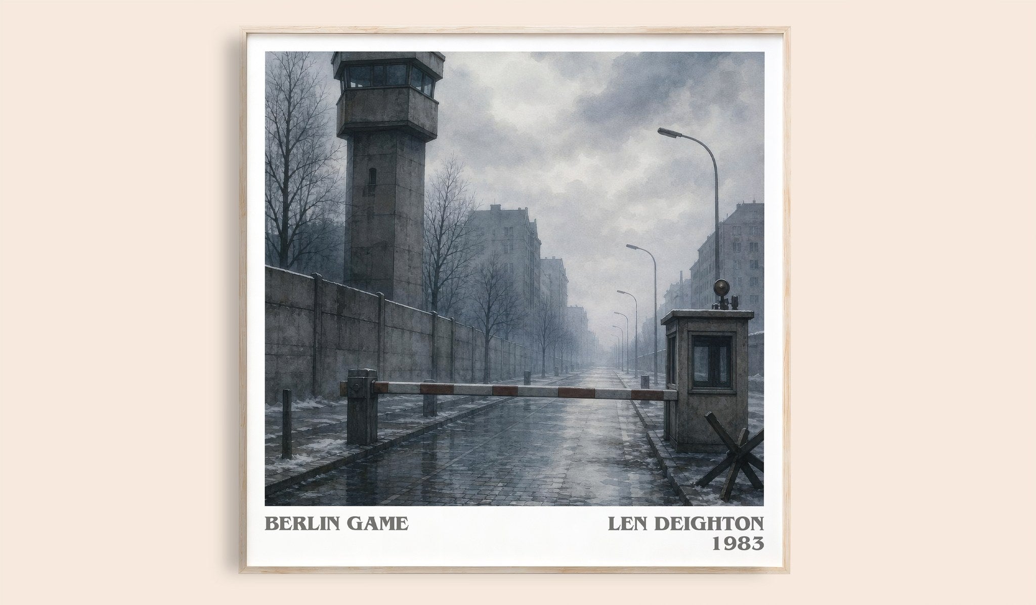 Berlin Game Literary Art Print by Len Deighton