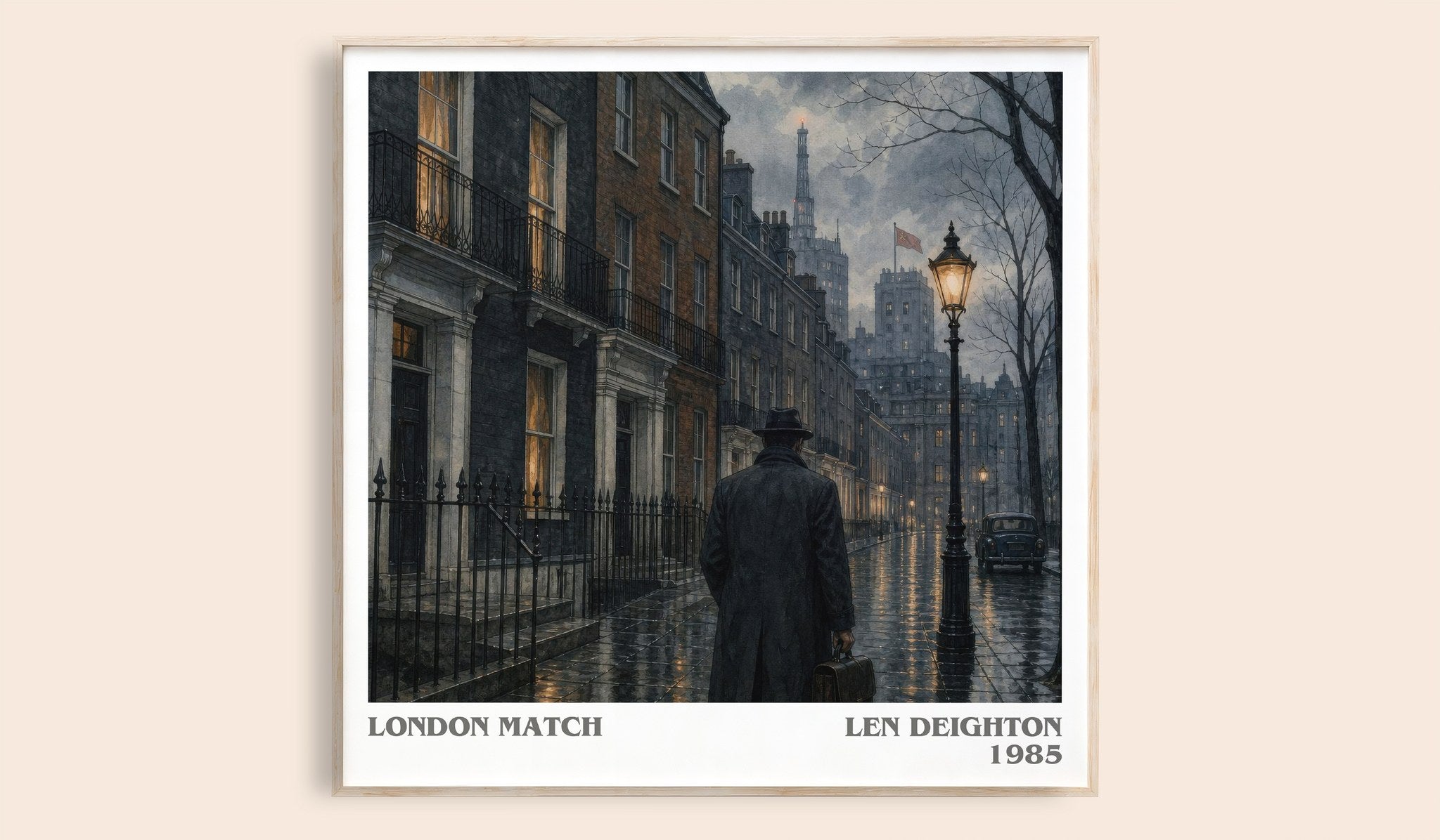 London Match Literary Art Print by Len Deighton