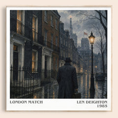 London Match Literary Art Print by Len Deighton – image 1