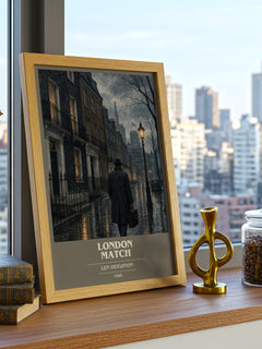 London Match Book Cover Poster by Len Deighton – image 3