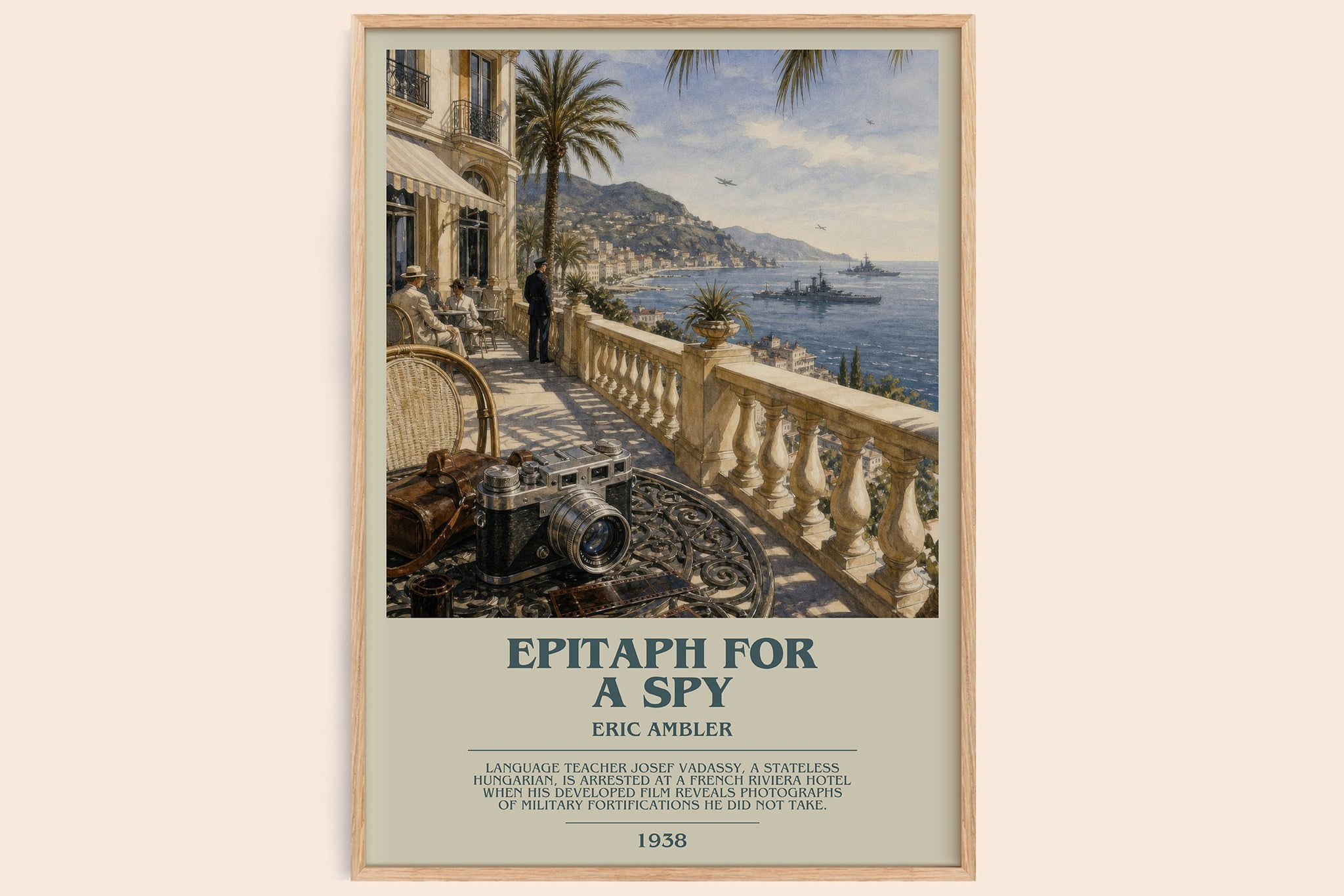Epitaph for a Spy Bookish Wall Art by Eric Ambler
