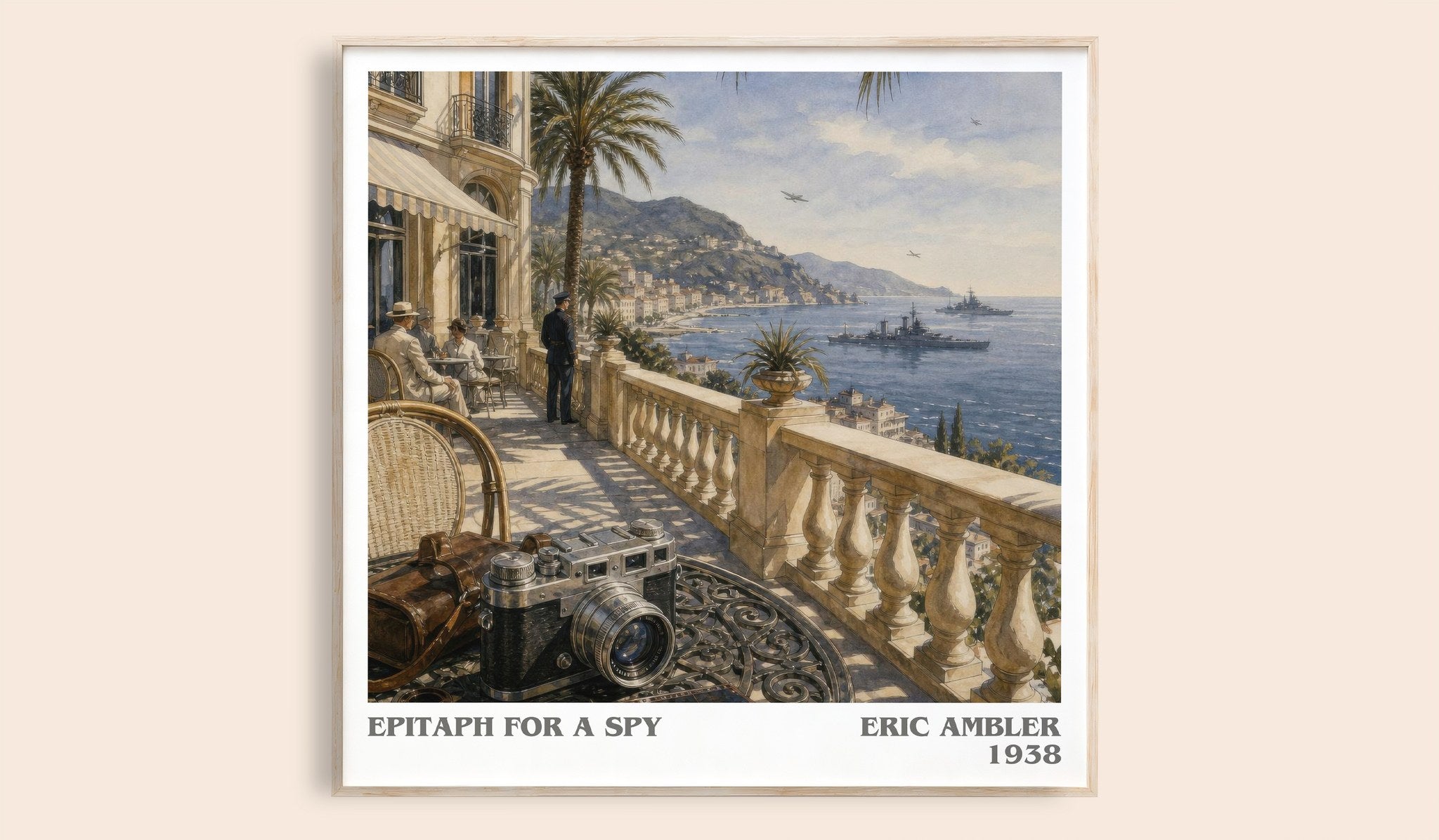 Epitaph for a Spy Literary Art Print by Eric Ambler
