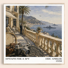 Epitaph for a Spy Literary Art Print by Eric Ambler – image 1