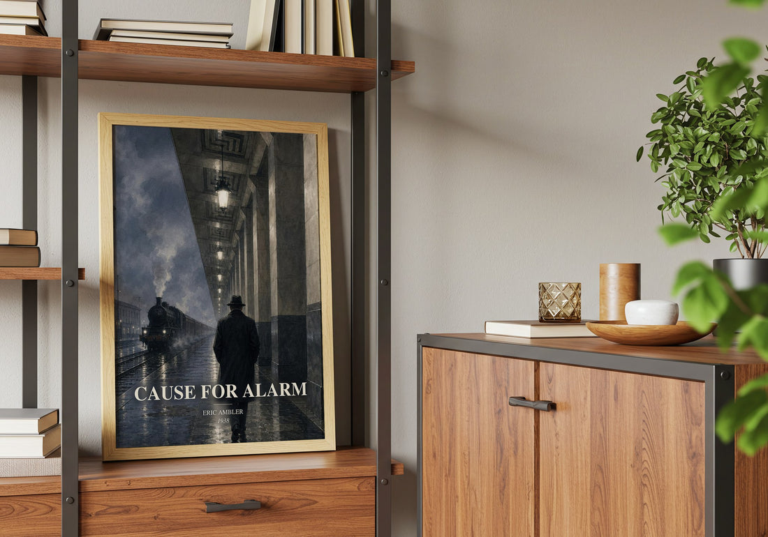 Cause for Alarm book watercolour illustration paper finish options – matte satin gloss