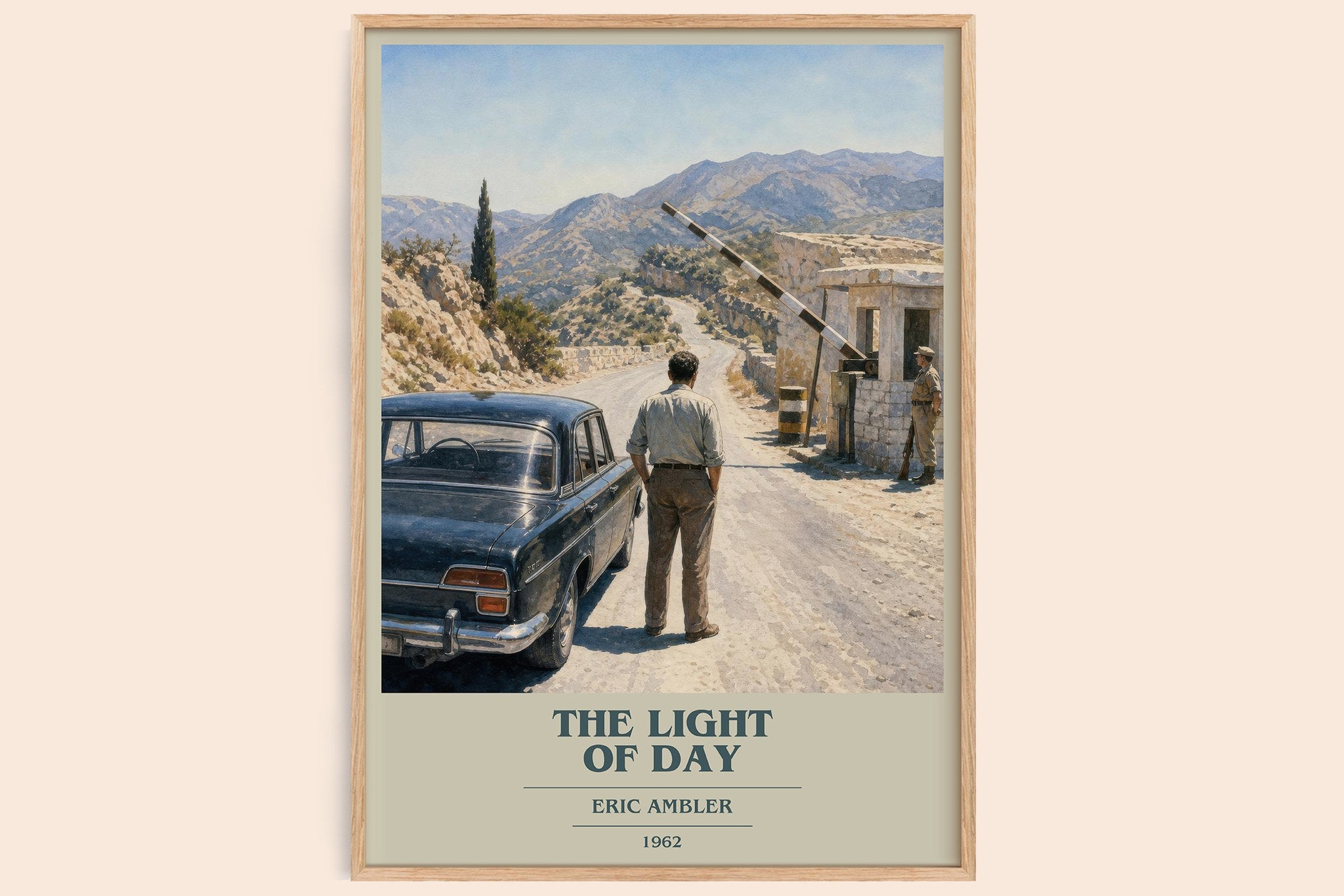 The Light of Day Book Cover Poster by Eric Ambler