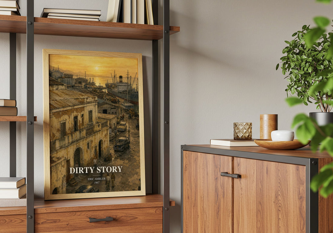 Dirty Story book watercolour illustration paper finish options – matte satin gloss