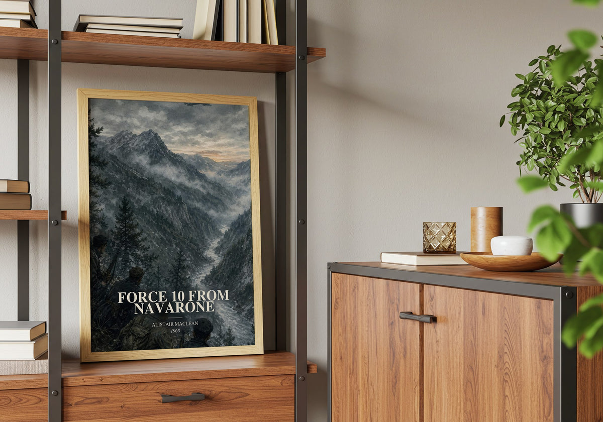 Force 10 from Navarone book watercolour illustration paper finish options – matte satin gloss