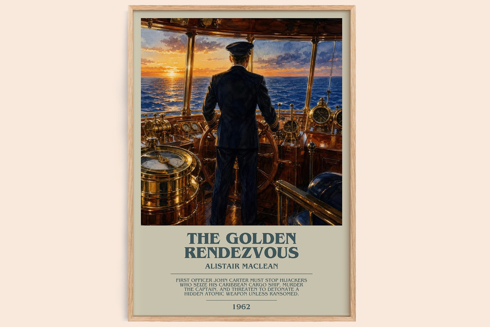 The Golden Rendezvous Bookish Wall Art by Alistair MacLean