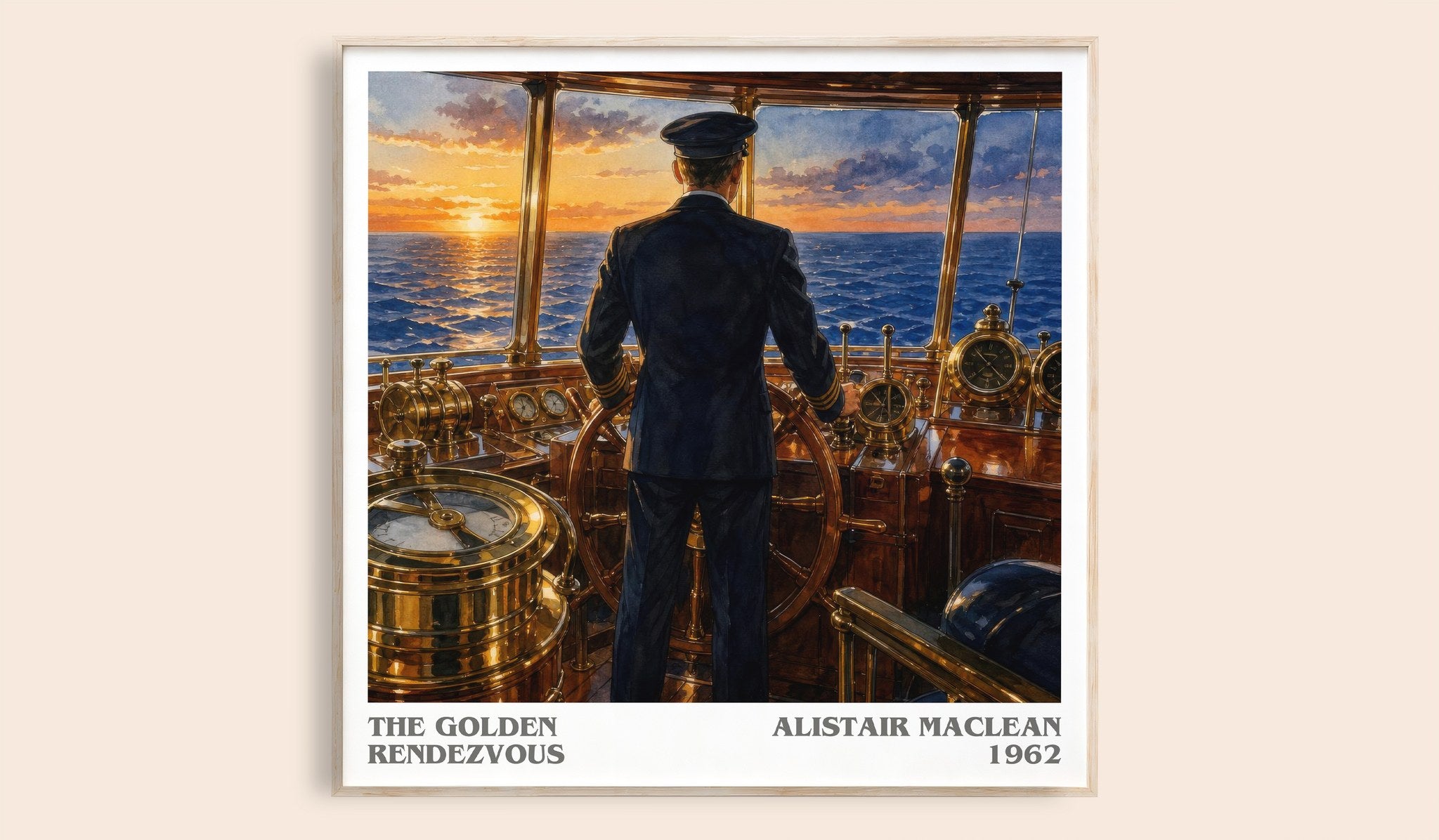 The Golden Rendezvous Literary Art Print by Alistair MacLean