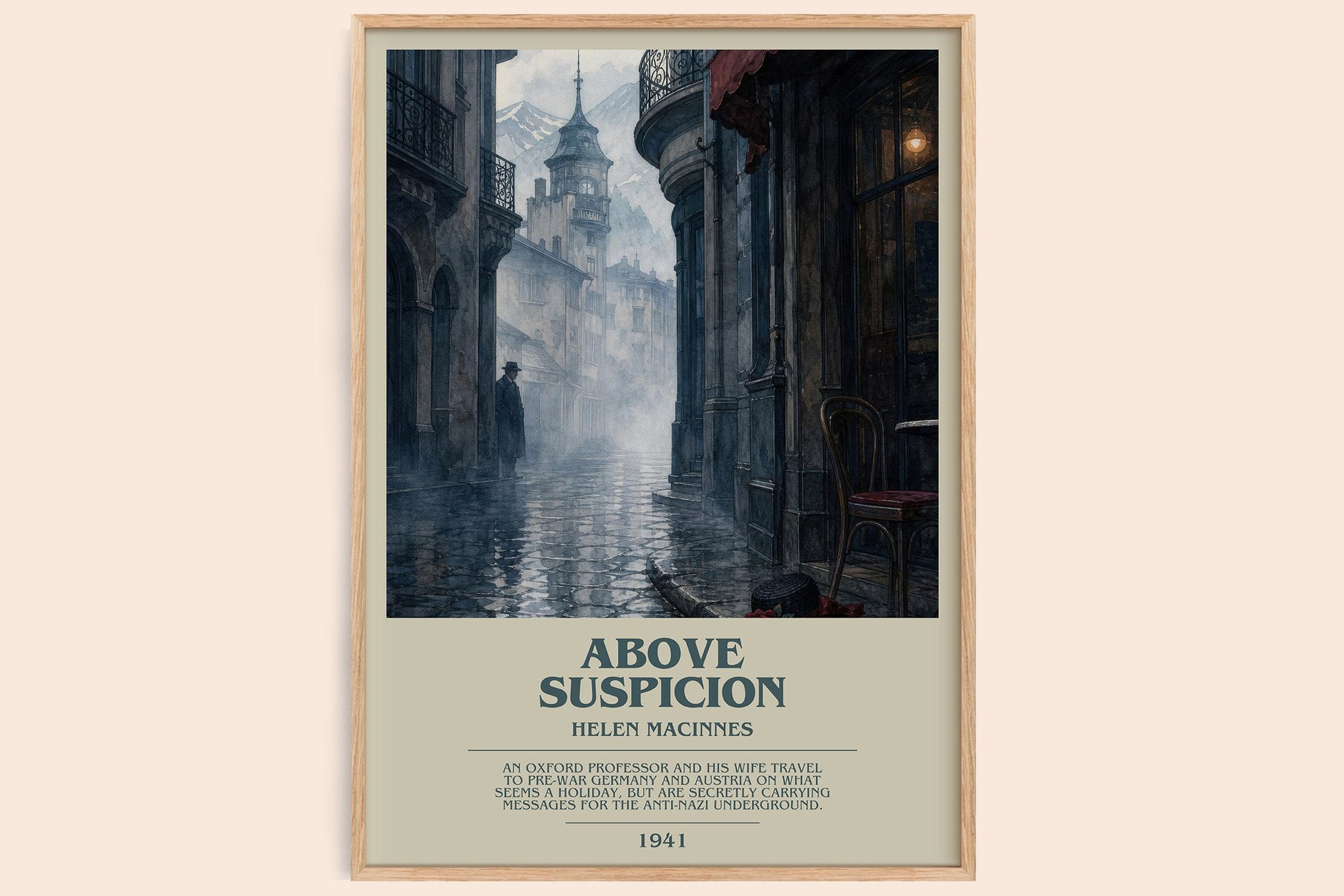 Above Suspicion Bookish Wall Art by Helen MacInnes