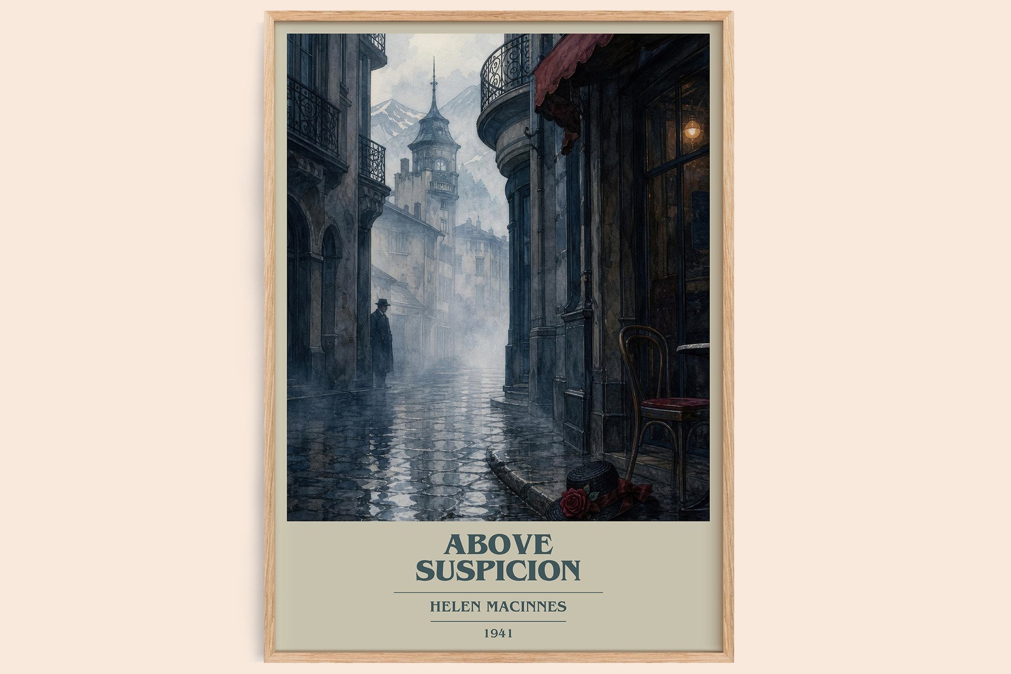 Above Suspicion Book Cover Poster by Helen MacInnes
