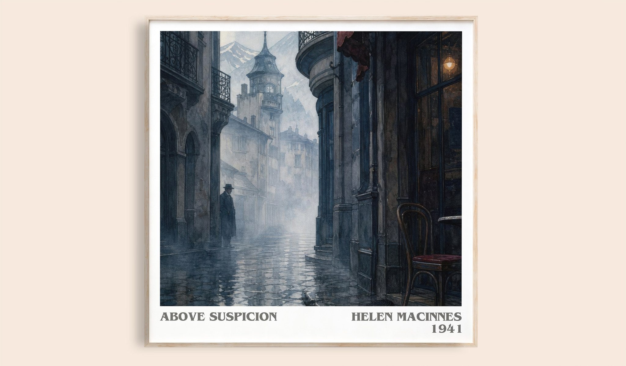 Above Suspicion Literary Art Print by Helen MacInnes