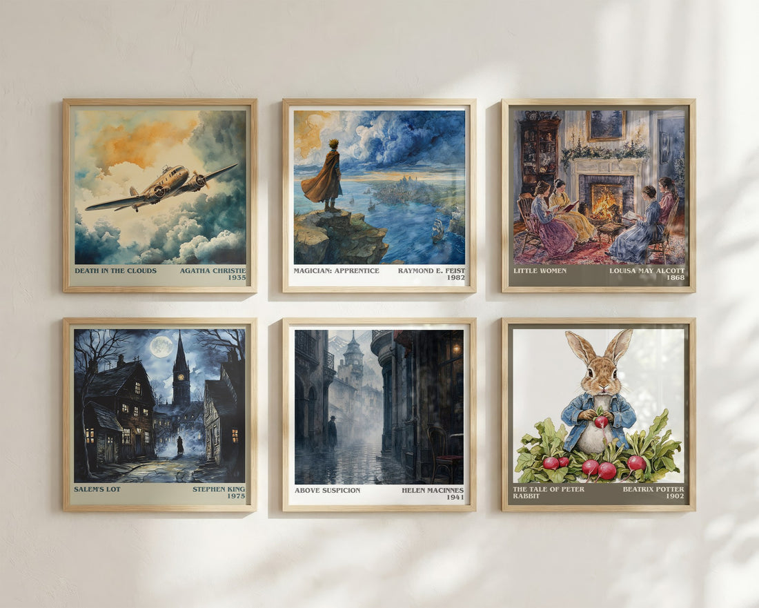 Above Suspicion literary art print colour and style options – Helen MacInnes book art