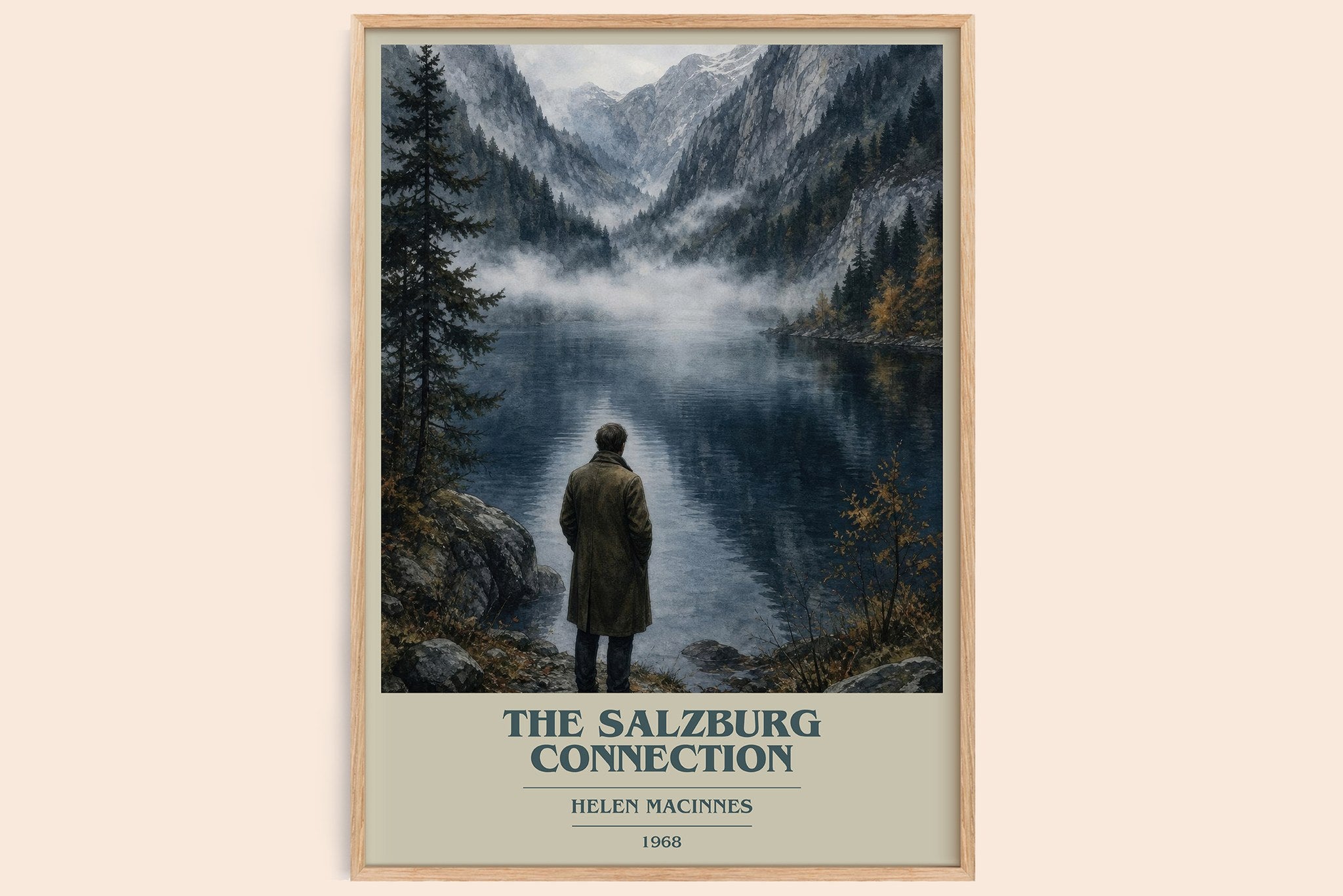 The Salzburg Connection Book Cover Poster by Helen MacInnes