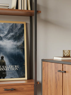 The Salzburg Connection book watercolour illustration paper finish options – matte satin gloss