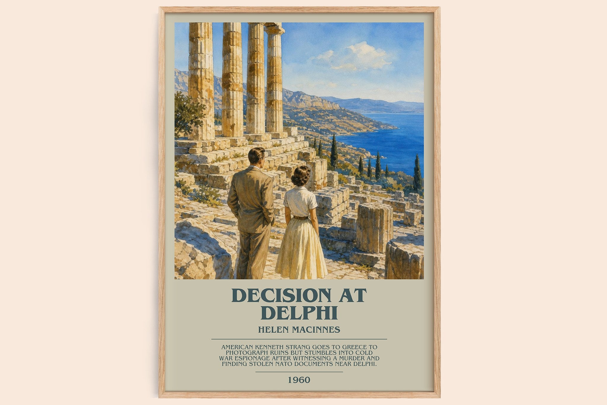 Decision at Delphi Bookish Wall Art by Helen MacInnes