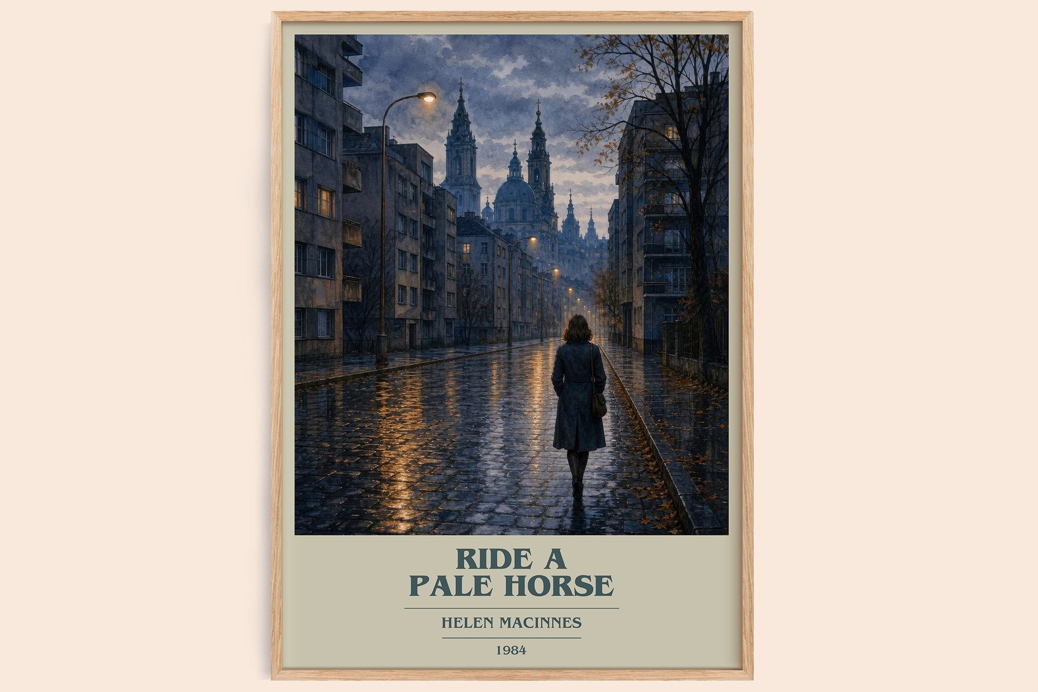 Ride a Pale Horse Book Cover Poster by Helen MacInnes