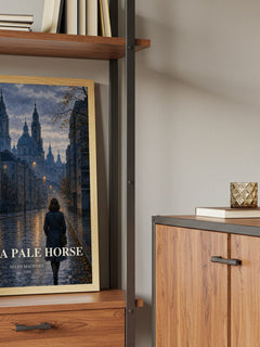 Ride a Pale Horse book watercolour illustration paper finish options – matte satin gloss