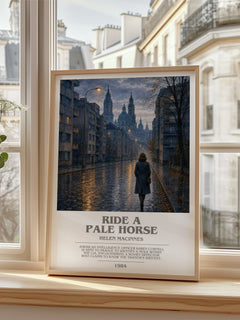 Ride a Pale Horse bookish poster colour and style options – Helen MacInnes book art