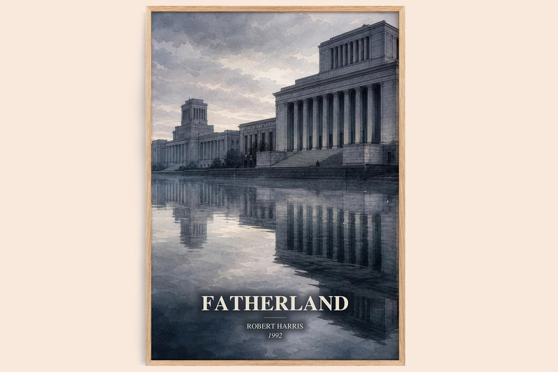 Fatherland Book Watercolour Illustration by Robert Harris (Edge style)