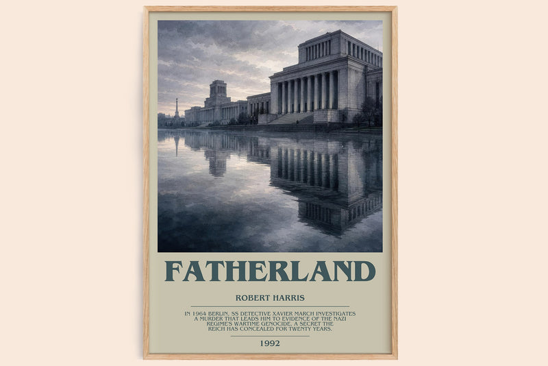 Fatherland Bookish Wall Art by Robert Harris (Modern style)