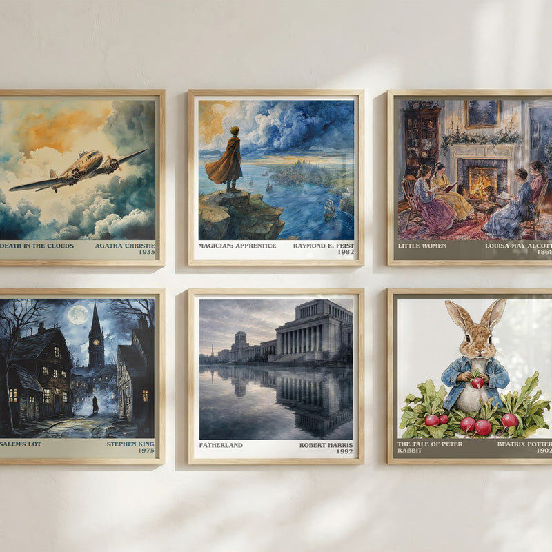 Fatherland literary art print colour and style options – Robert Harris book art