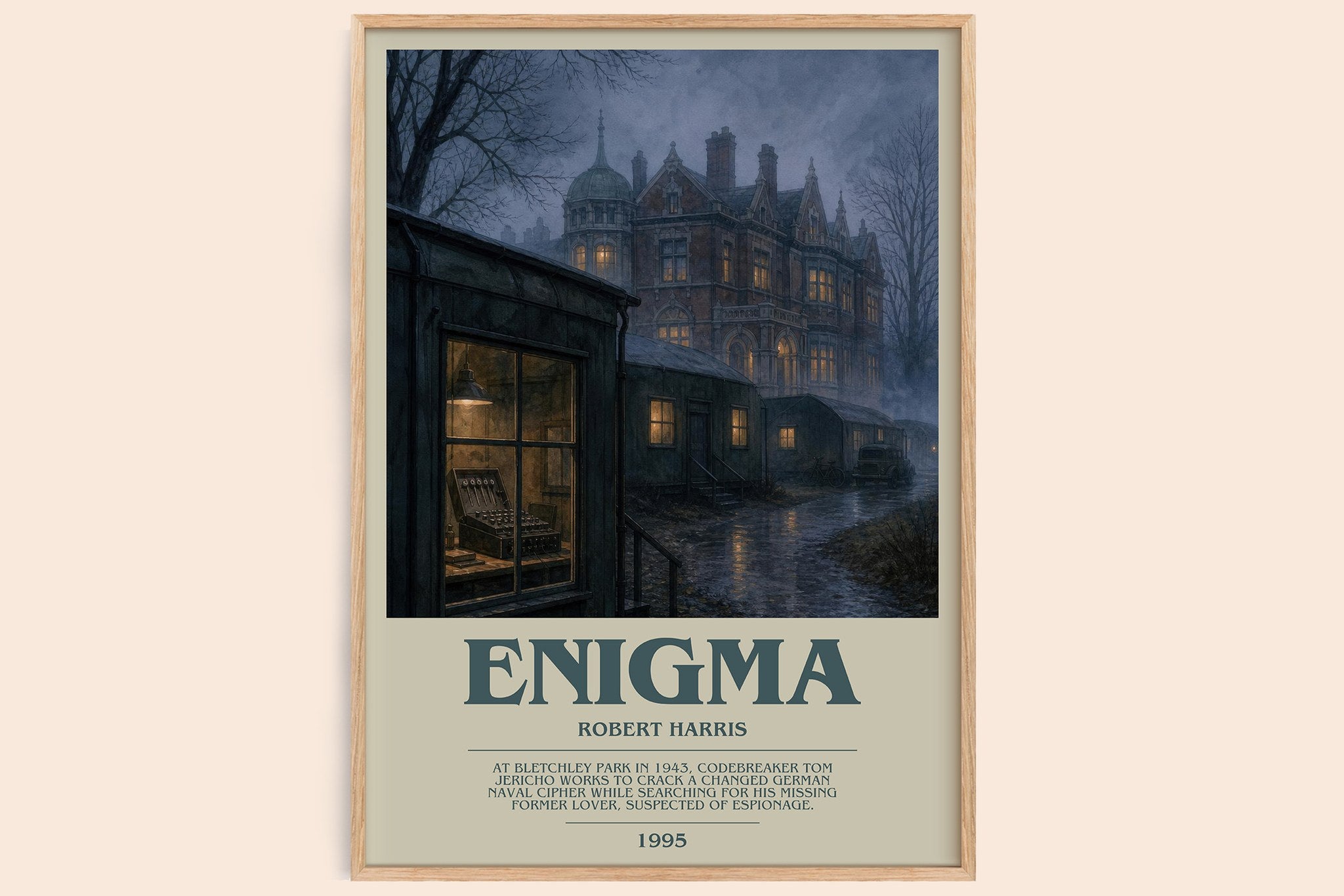 Enigma Bookish Wall Art by Robert Harris