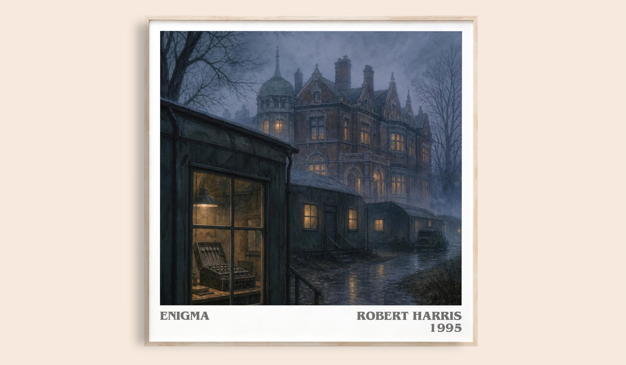 Enigma Literary Art Print by Robert Harris