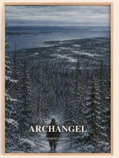 Archangel watercolour book poster by Robert Harris – framed literary art print