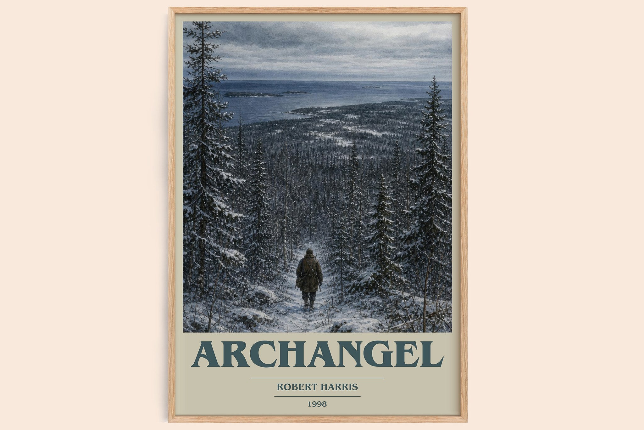 Archangel Book Cover Poster by Robert Harris