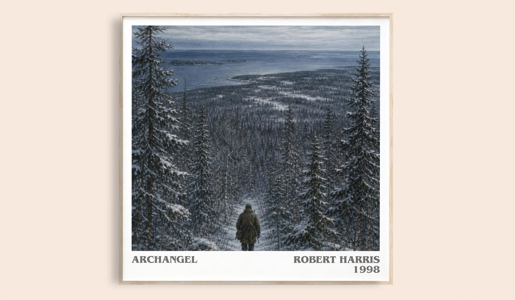 Archangel Literary Art Print by Robert Harris