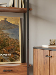 Pompeii book watercolour illustration paper finish options – matte satin gloss