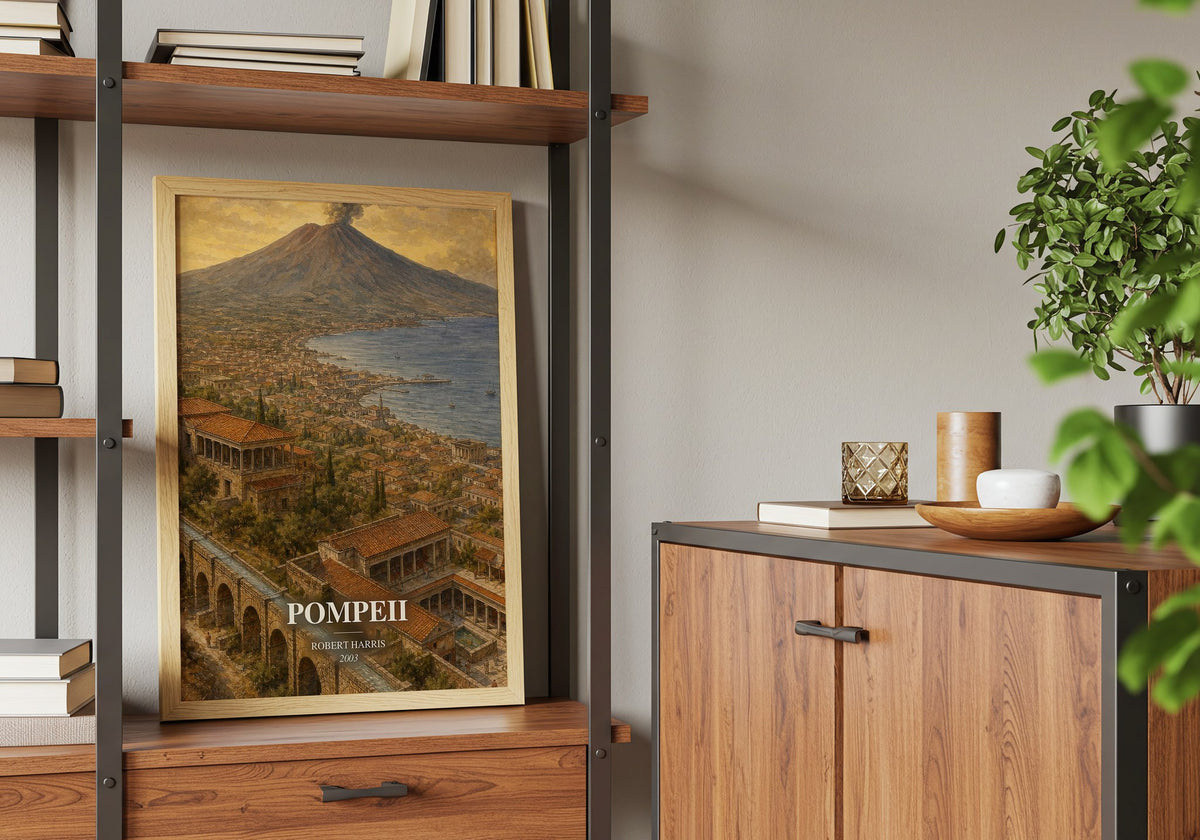 Pompeii book watercolour illustration paper finish options – matte satin gloss