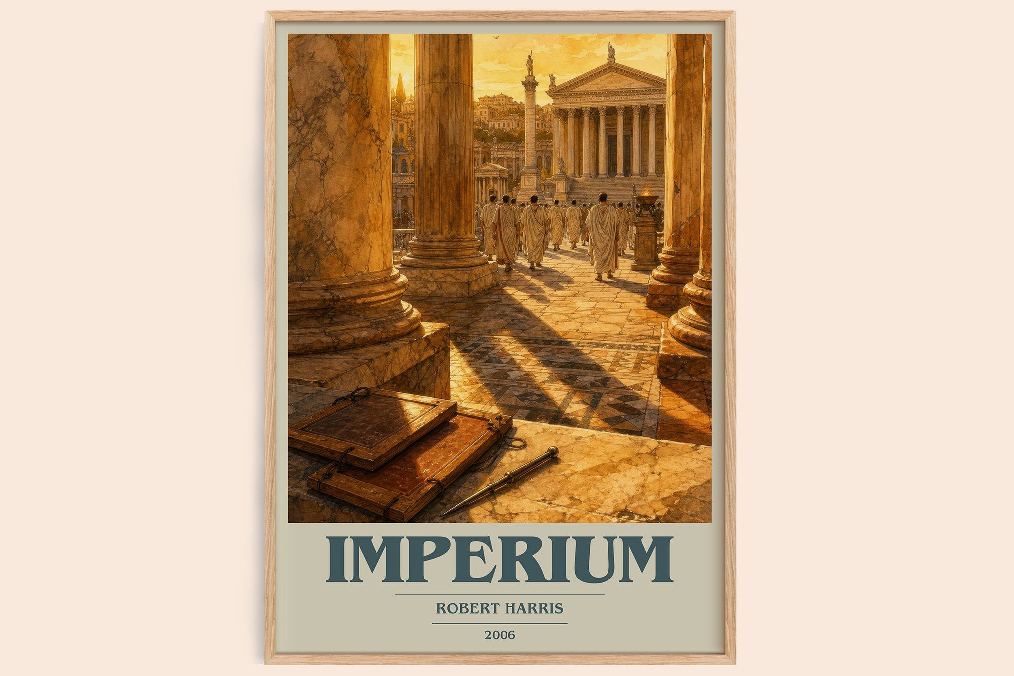 Imperium Book Cover Poster by Robert Harris