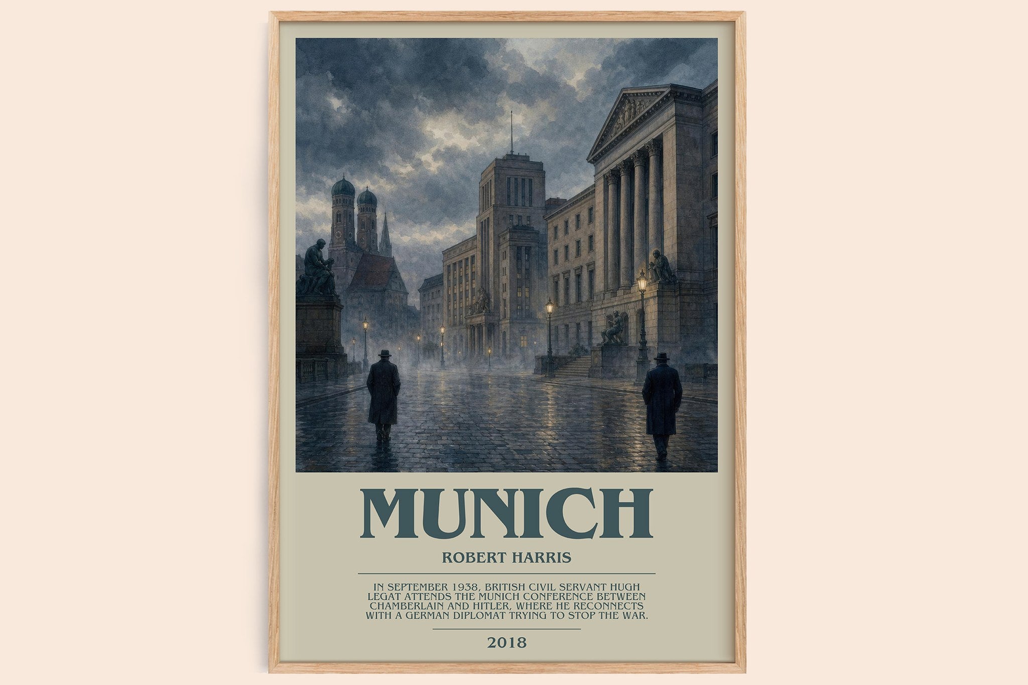 Munich Bookish Wall Art by Robert Harris