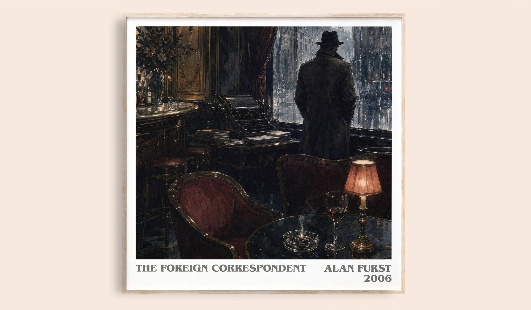 The Foreign Correspondent Literary Art Print by Alan Furst