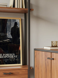The Foreign Correspondent book watercolour illustration paper finish options – matte satin gloss