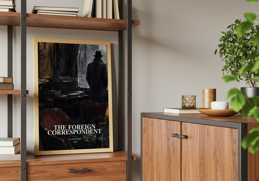The Foreign Correspondent book watercolour illustration paper finish options – matte satin gloss