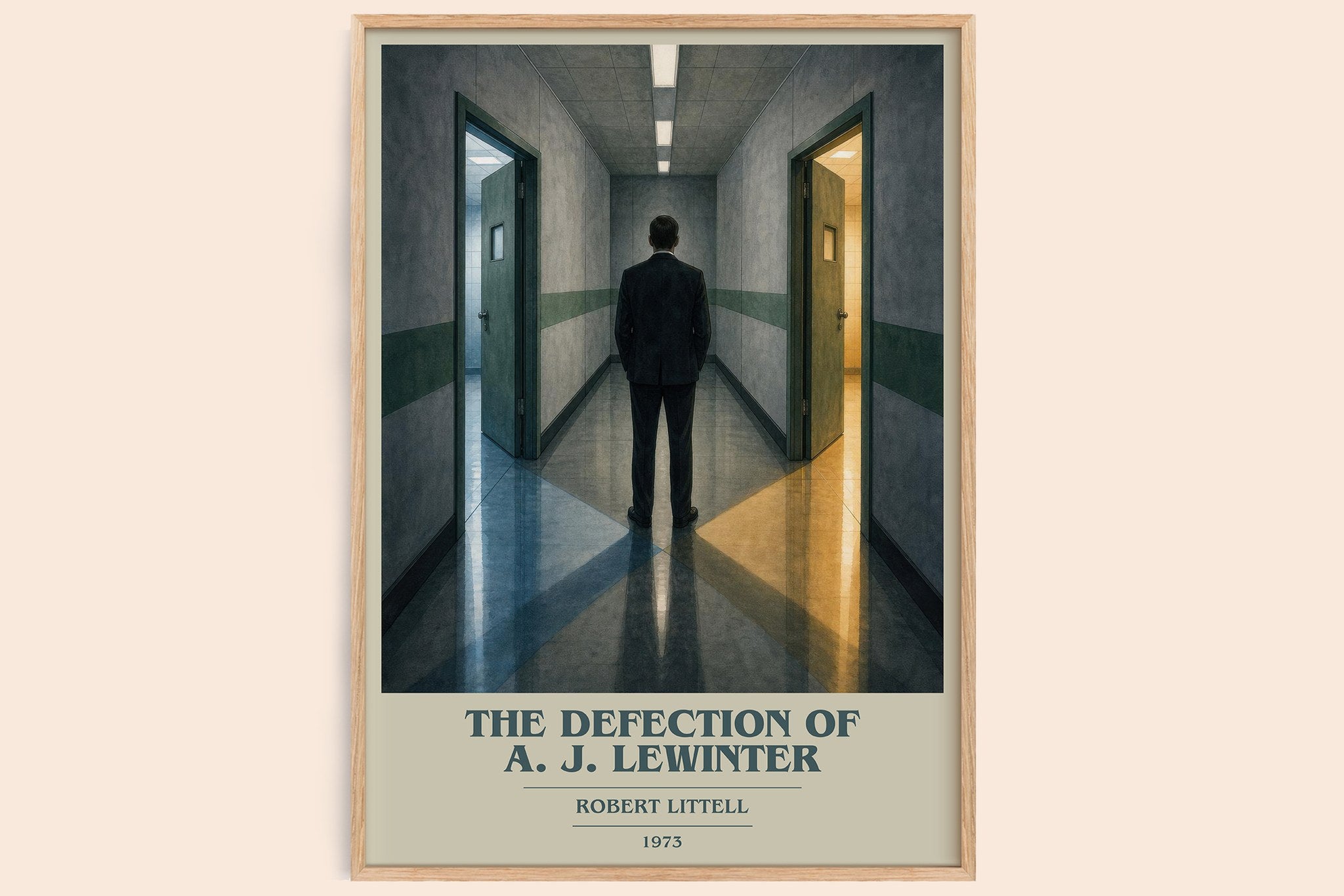 The Defection of A. J. Lewinter Book Cover Poster by Robert Littell