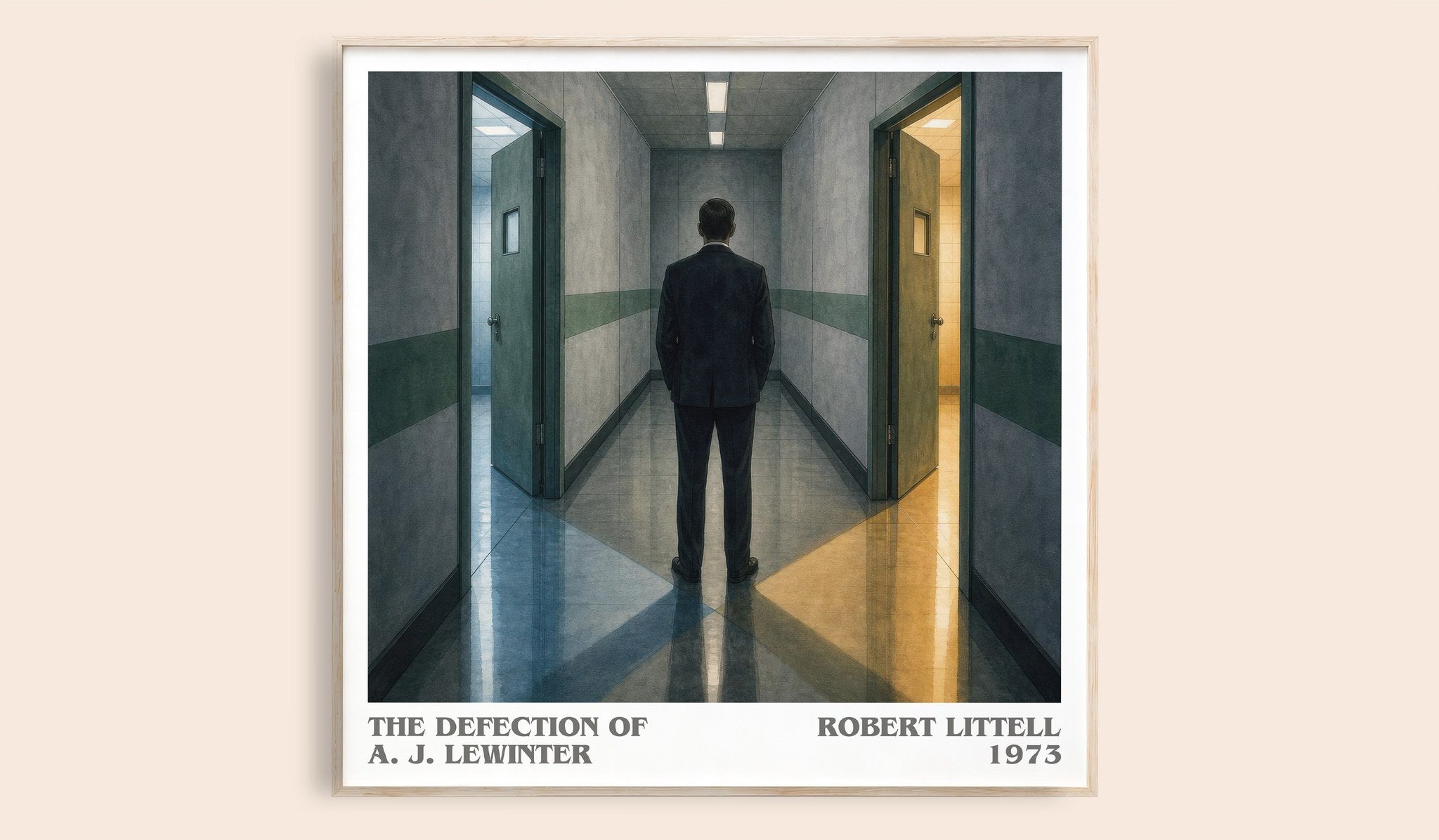 The Defection of A. J. Lewinter Literary Art Print by Robert Littell