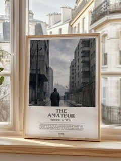 The Amateur bookish poster colour and style options – Robert Littell book art