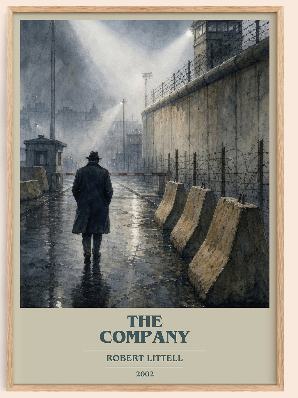 The Company book cover book poster by Robert Littell – framed literary art print