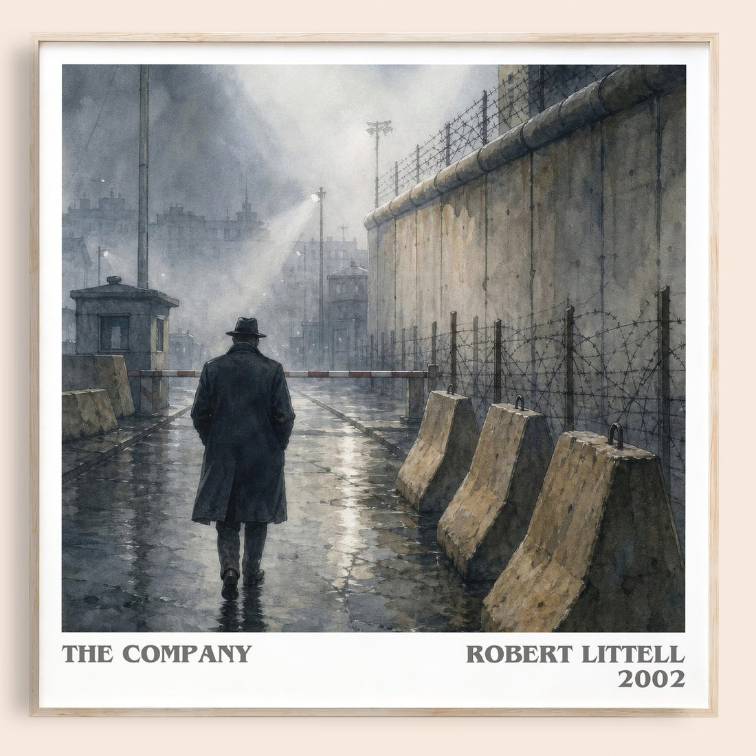 The Company literary book poster by Robert Littell – framed literary art print
